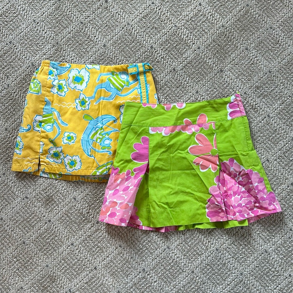 Lily Pulitzer Girls 2 Pair Skorts